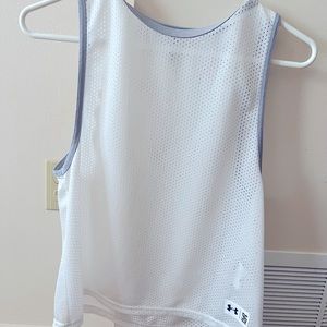 Under Armor mesh workout top